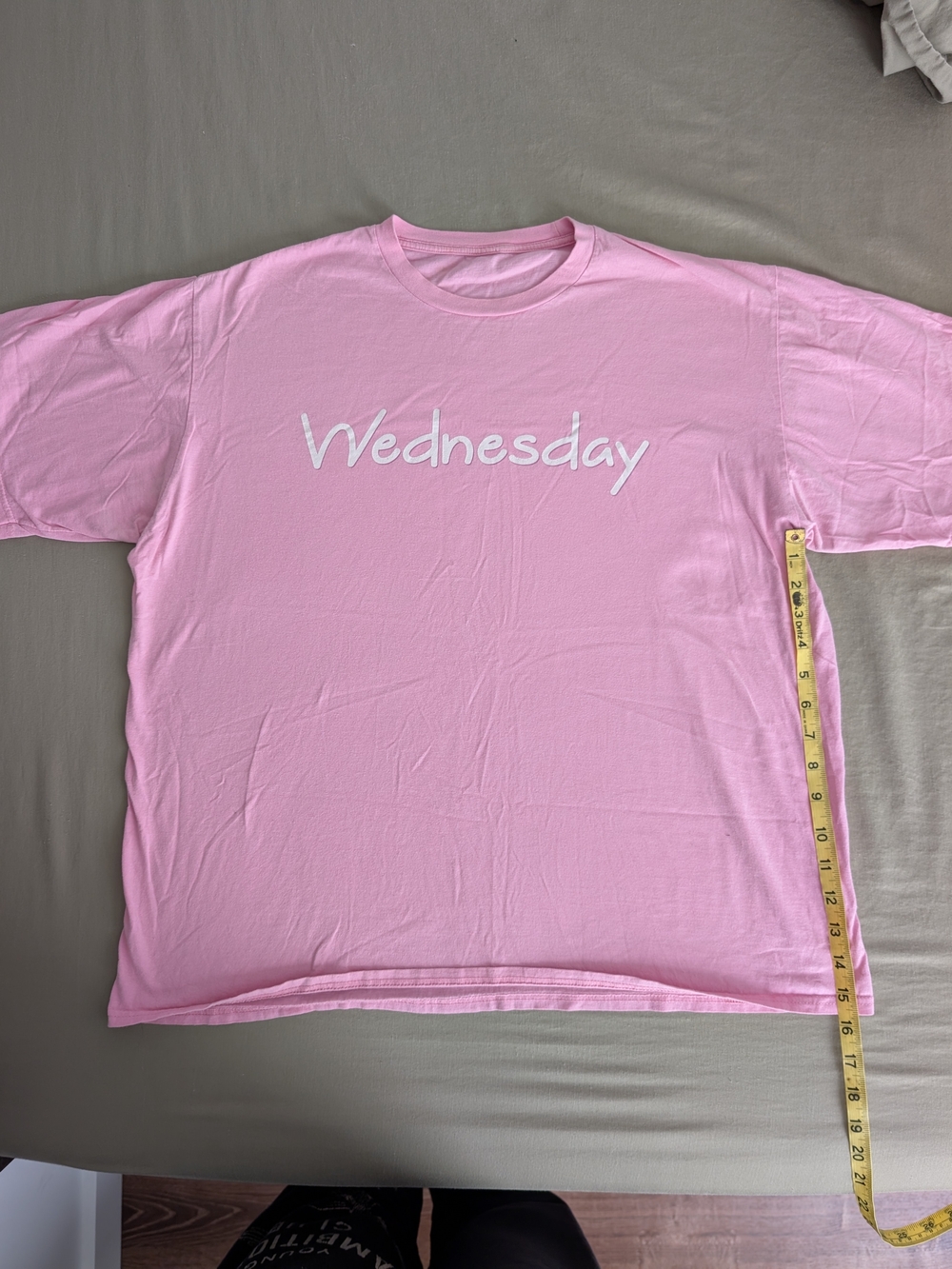 On Wednesday's We Wear Pink Shirt- XL